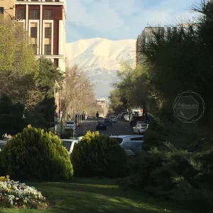 March and Snow on The Alborz Mountain / Tehran, Iran